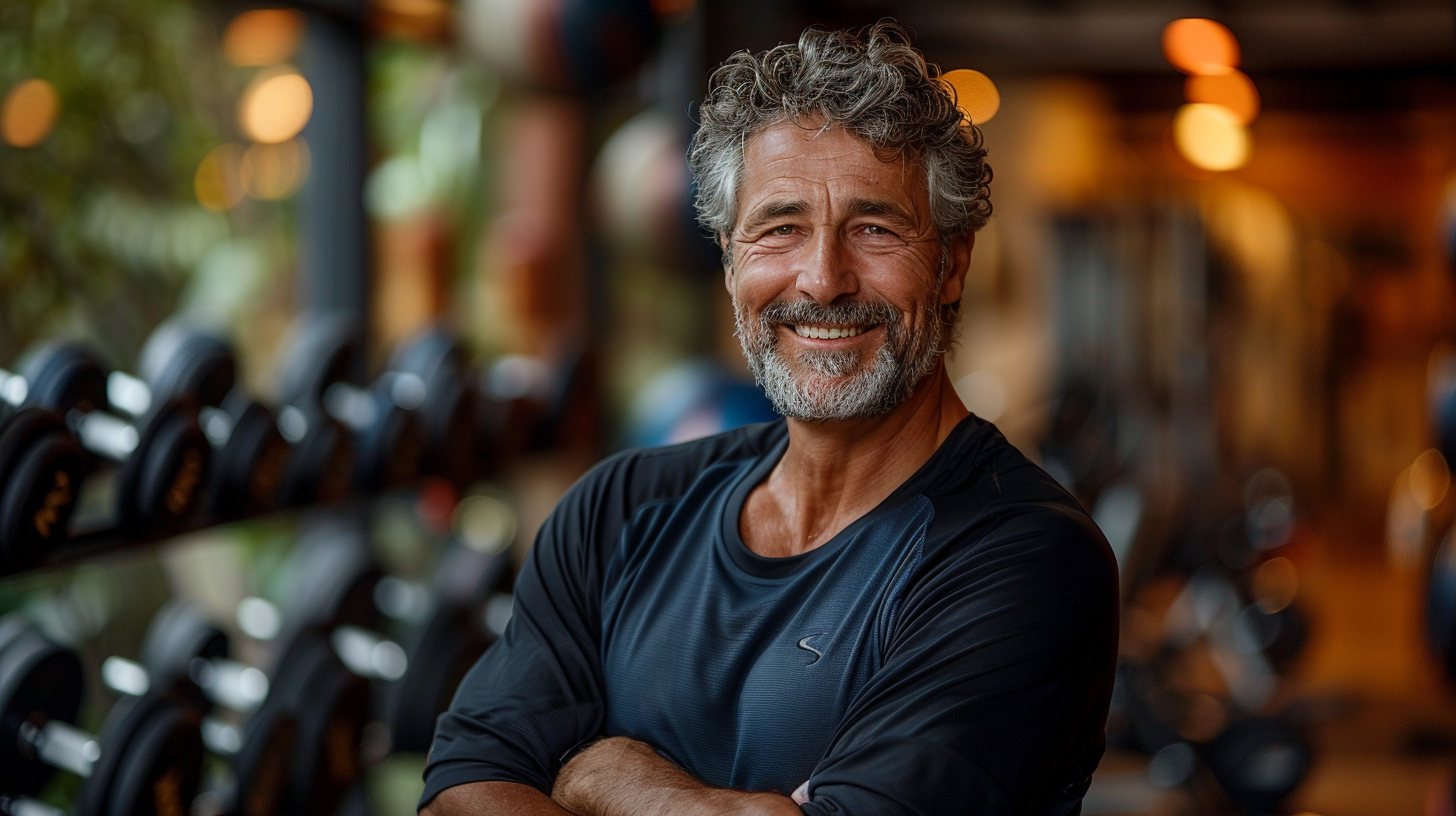 Zakladatel GreenPoint Collective při cvičení