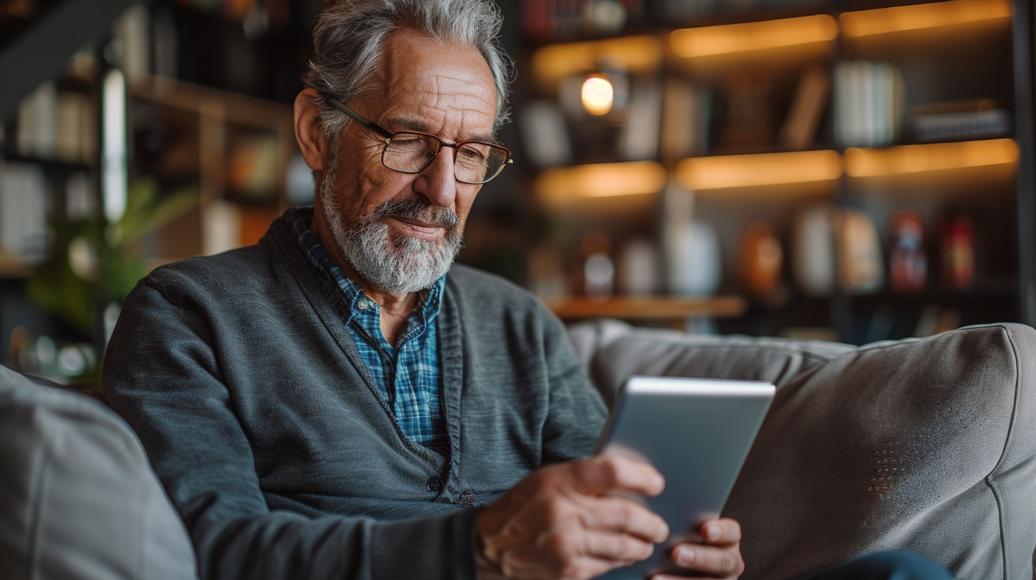 Muž při silových cvičeních v přírodě
